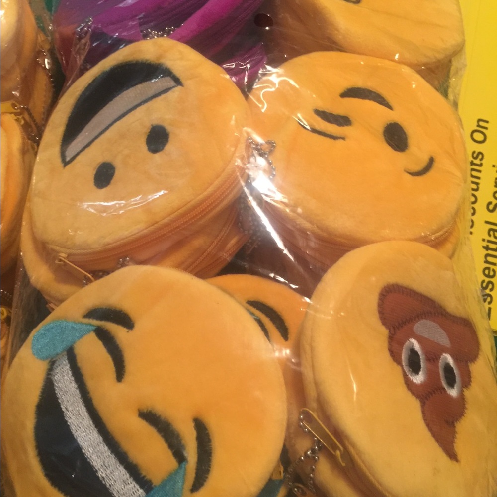 Emoji Coin Purses. Lot of 10 - Picture 3 of 3